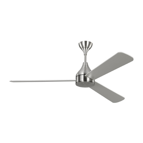 Streaming Smart 60-Inch LED Fan in Steel by Visual Comfort & Co Fans