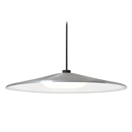 Besa Lighting Besa Lighting Swan Black LED Pendant Light with Coolie Shade 1TT-SWANSL-LED-BK