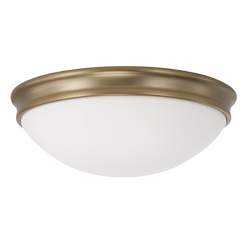 Capital Lighting Hansen Aged Brass Flushmount Light