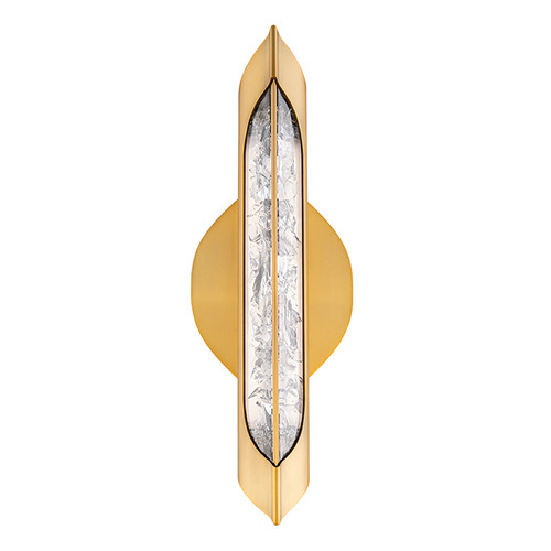 Modern Forms by WAC Lighting Modern Forms Hadleigh Aged Brass LED Sconce WS240616-TWA-AB