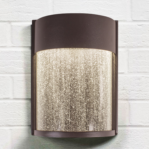 Rain 8-Inch LED Outdoor Wall Light in Bronze by Modern Forms