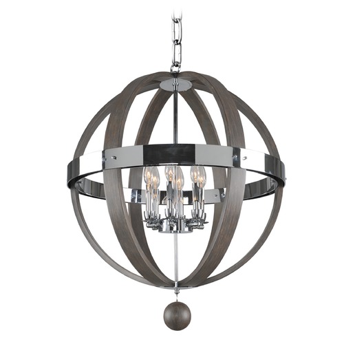 Sharlow Chrome Pendant by Kalco Lighting