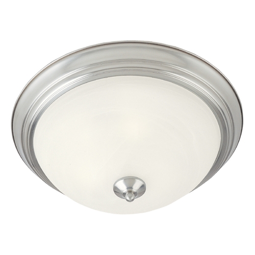 Maxim Lighting Essentials Satin Nickel Flush Mount by Maxim Lighting 5840MRSN