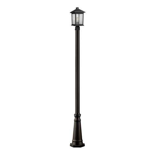 Portland Oil Rubbed Bronze Post Light by Z-Lite