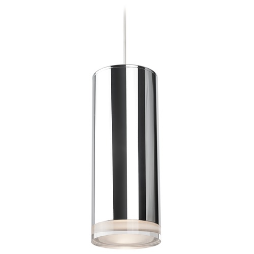 Kuzco Lighting Modern Chrome LED Mini Pendant 3000K 388LM by Kuzco Lighting 401431CH-LED