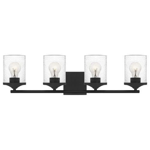 Abner 28-Inch Bath Light in Earth Black by Quoizel Lighting