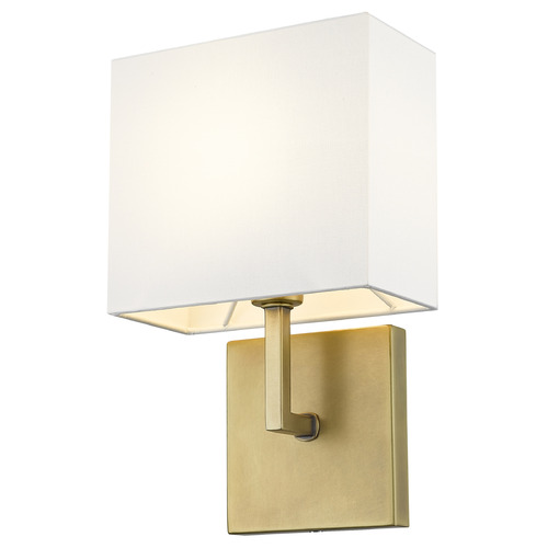 Saxon Rubbed Brass Sconce by Z-Lite