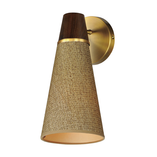 Sumatra Natural Aged Brass Sconce by Maxim Lighting