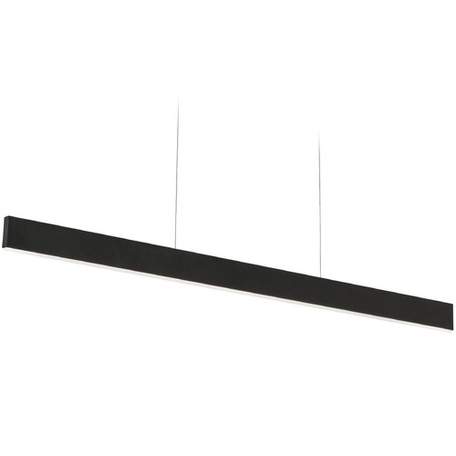 Afx Lighting Stealth Black LED Island Light with Rectangle Shade
