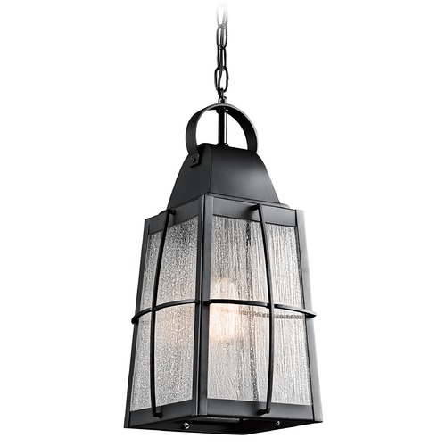 Kichler Lighting Tolerand 19.75-Inch Textured Black Outdoor Hanging Light by Kichler Lighting 49556BKT