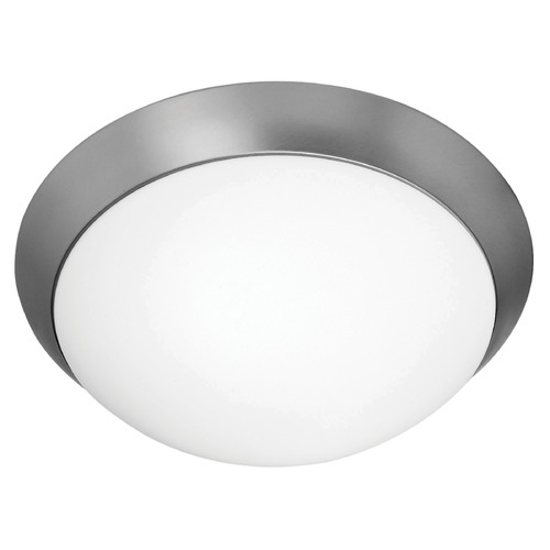 Access Lighting Cobalt Brushed Steel LED Flush Mount by Access Lighting 20625LEDD-BS/OPL