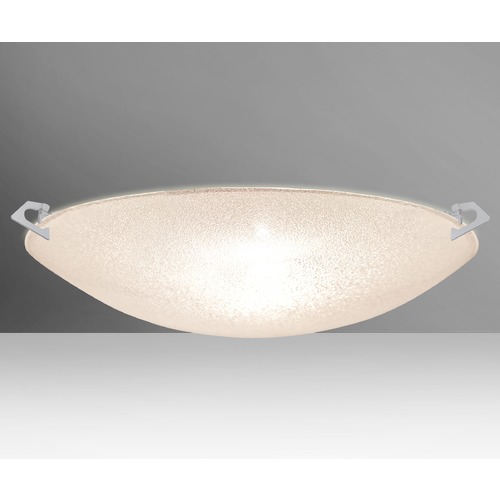 Besa Lighting Sonya Satin Nickel LED Flushmount Light