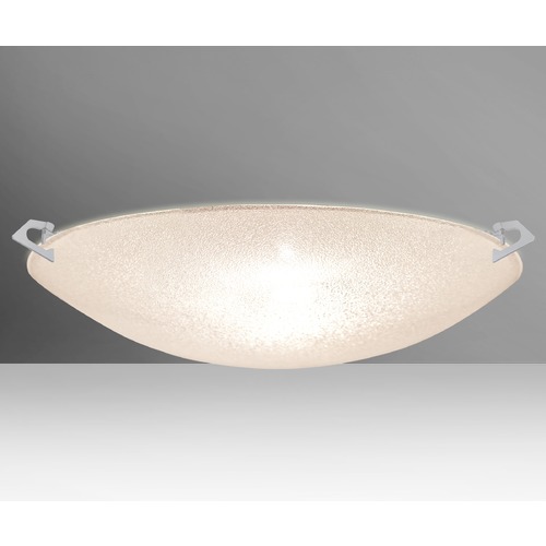 Besa Lighting Besa Lighting Sonya Satin Nickel LED Flushmount Light 8419GL-LED-SN