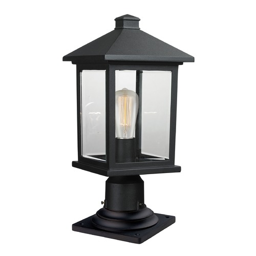 Z-Lite Portland Black Post Light by Z-Lite 531PHMR-533PM-BK