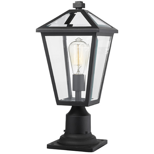 Z-Lite Talbot Black Post Light by Z-Lite 579PHMR-533PM-BK