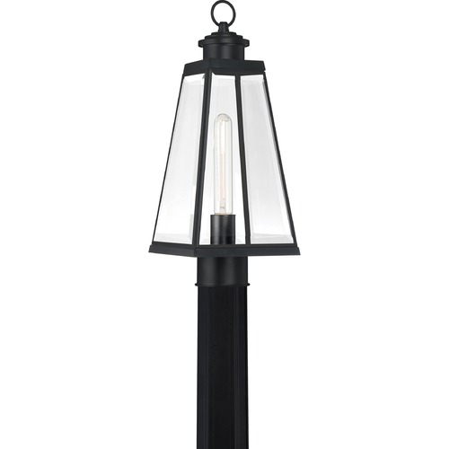 Quoizel Lighting Paxton Outdoor Post Lantern in Matte Black by Quoizel Lighting PAX9007MBK