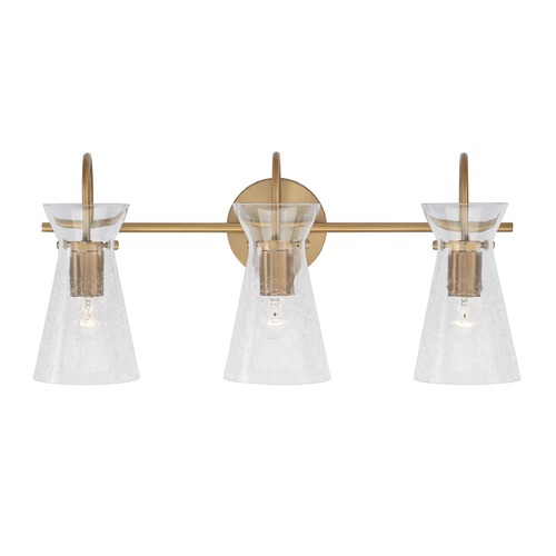 Mila 24-Inch Vanity Light in Aged Brass by Capital Lighting
