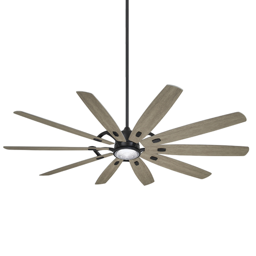 Minka Aire Barn H2O 84-Inch LED Smart Fan in Coal by Minka Aire F865L-CL/SG