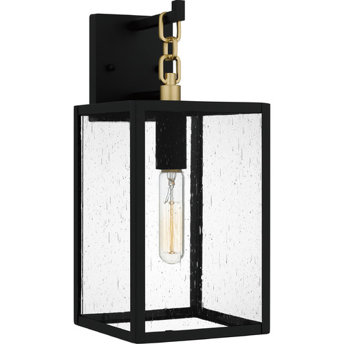 Quoizel Lighting Anchorage Matte Black Outdoor Wall Light by Quoizel Lighting ANC8407MBK