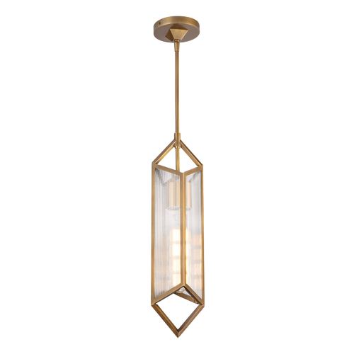 Cairo Pendant in Vintage Brass by Alora Lighting