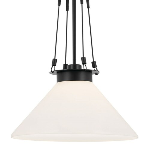 Kichler Lighting Albers Black Pendant by Kichler Lighting 52581BK