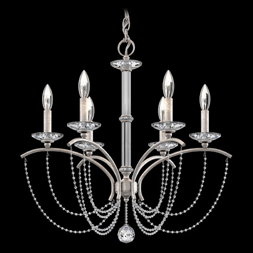 Schonbek Worldwide Lighting Priscilla Antique Silver Chandelier