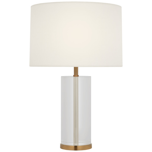 Lineham 16-Inch Cordless Accent Lamp in Antique Brass by VC Signature