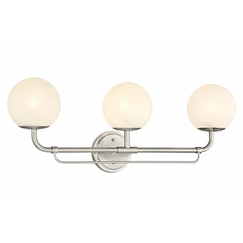 Minka Lavery Minka Lavery Rolando Hidalgo Whitehall Brushed Nickel Bathroom Light 3793-84