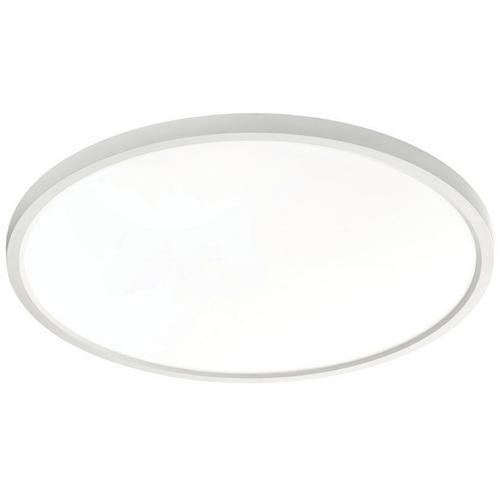 Afx Lighting Edge Round Large White LED Flushmount Light