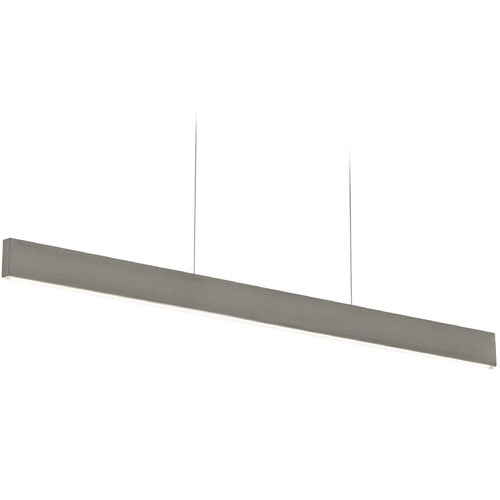 Afx Lighting Stealth Satin Nickel LED Island Light with Rectangle Shade