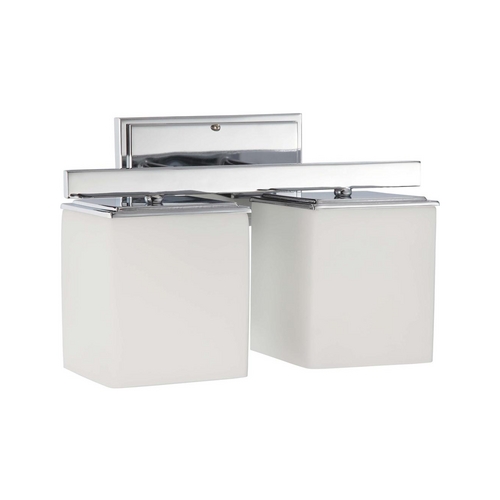 Modern Bathroom Light in Polished Chrome by Nuvo Lighting