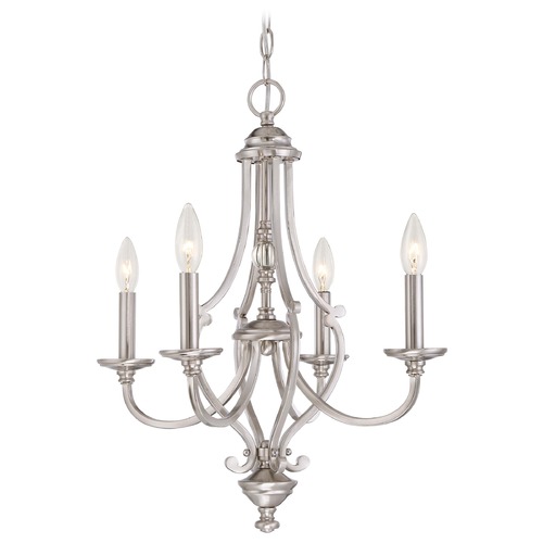 Minka Lavery Savannah Row Brushed Nickel Chandelier by Minka Lavery 3334-84