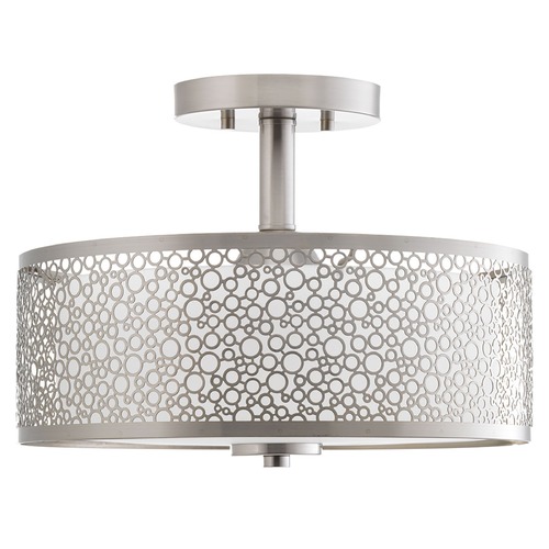 Mingle LED Brushed Nickel Semi-Flush Mount by Progress Lighting