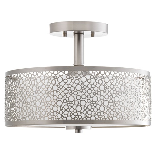 Progress Lighting Mingle LED Brushed Nickel Semi-Flush Mount by Progress Lighting P2320-0930K9