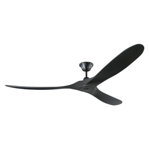 Maverick 70-Inch Fan in Black by Visual Comfort & Co Fan Collection