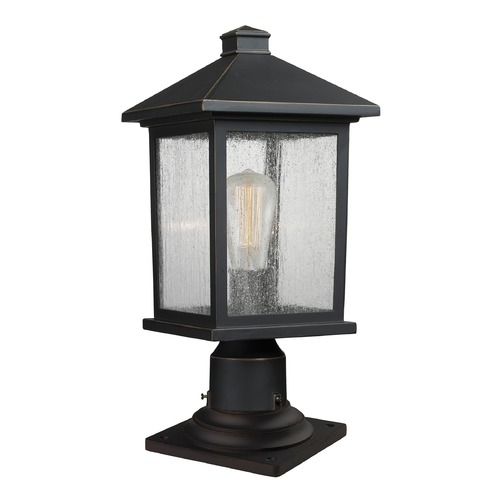 Z-Lite Portland Oil Rubbed Bronze Post Light by Z-Lite 531PHMR-533PM-ORB