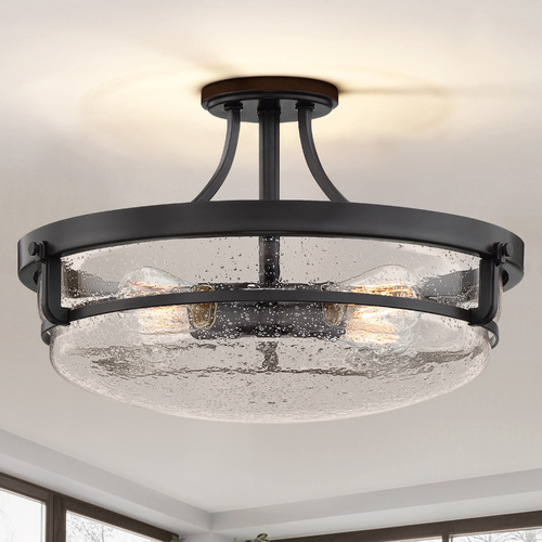 Outpost Palladian Bronze Semi-Flush by Quoizel Lighting