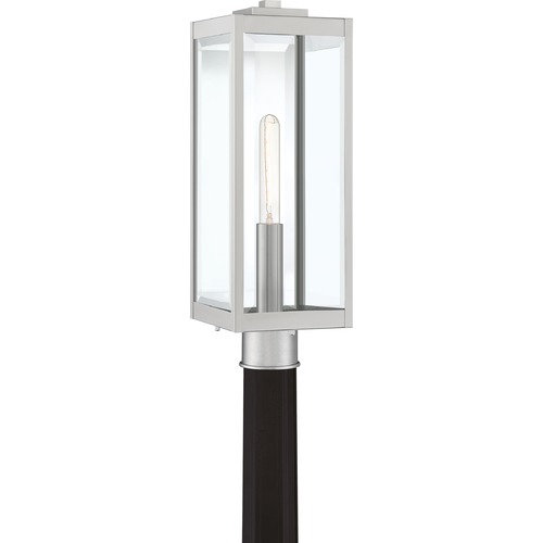 Quoizel Lighting Westover Stainless Steel Post Light by Quoizel Lighting WVR9007SS