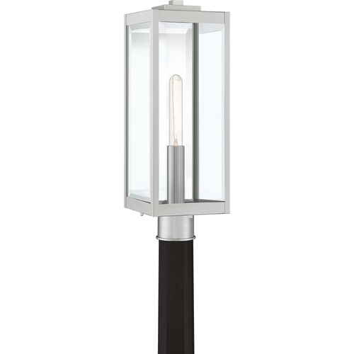 Westover Stainless Steel Post Light by Quoizel Lighting