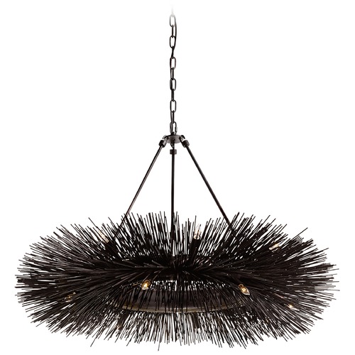 Kelly Wearstler Strada Ring Chandelier in Aged Iron by Visual Comfort Signature