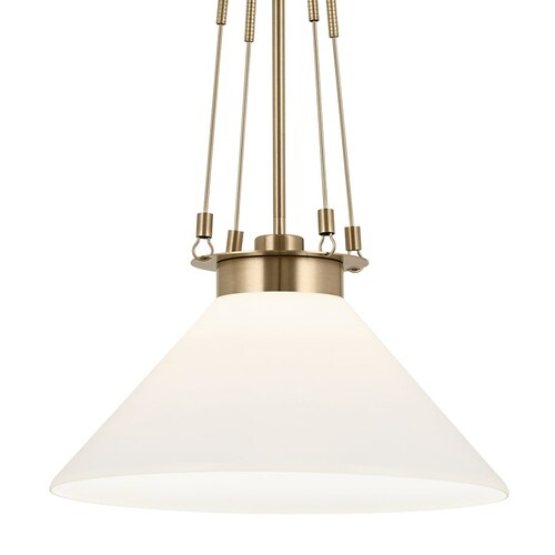 Kichler Lighting Albers Champagne Bronze Pendant by Kichler Lighting 52581CPZ