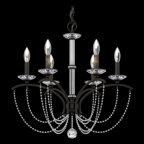 Schonbek Worldwide Lighting Priscilla Black Chandelier