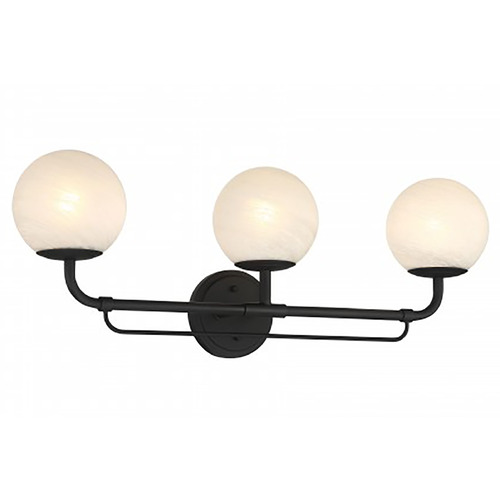 Minka Lavery Minka Lavery Rolando Hidalgo Whitehall Dark Matte Black Bathroom Light 3793-899