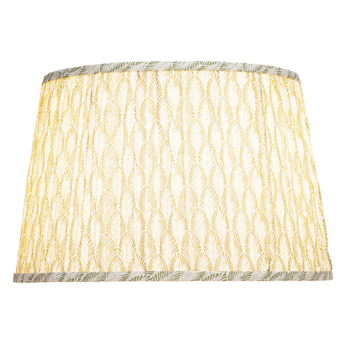 Green / Ivory Empire Lamp Shade with Spider Assembly
