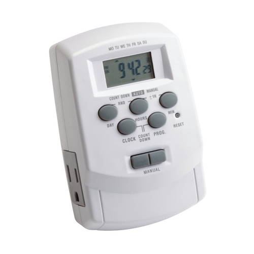 Transformer Digital Timer with Battery Backup in White 12V by Kichler Lighting