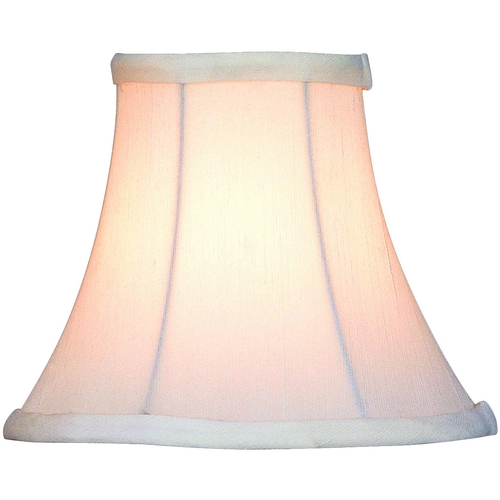 White Bell Lamp Shade with Clip-On Assembly by Lite Source Lighting
