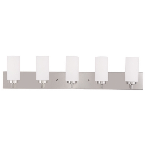 Livex Lighting Livex Lighting West Lake Brushed Nickel Bathroom Light 16375-91