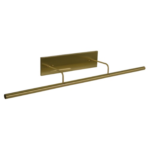 Slim-Line Satin Brass LED Picture Light by House of Troy Lighting