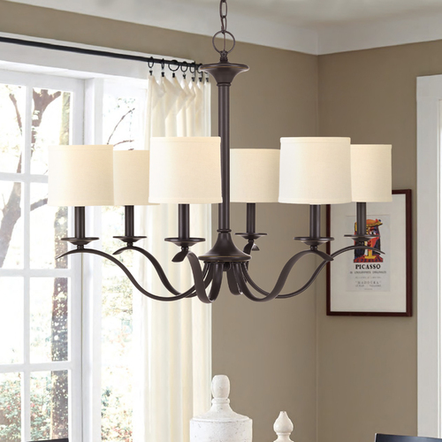 Inspire Antique Bronze Chandelier by Progress Lighting