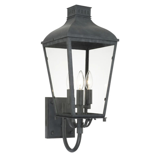 Dumont 23.5-Inch Outdoor Wall Light in Graphite by Crystorama Lighting